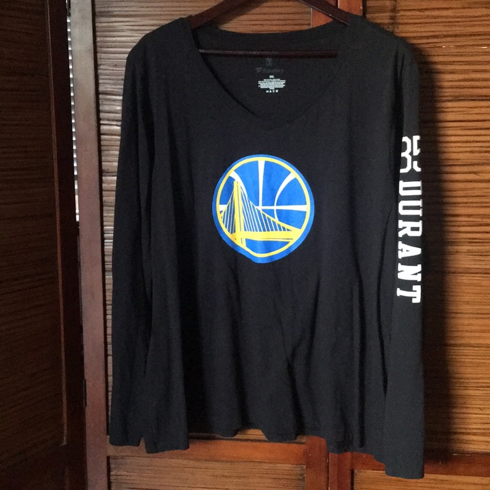 Warriors Long Sleeve Durant #35 3x